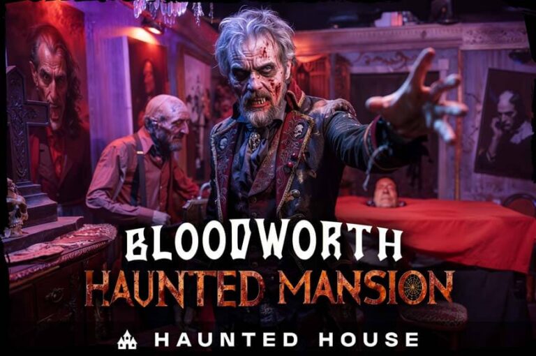 Bayville's Bloodworth Haunted Mansion promotional image